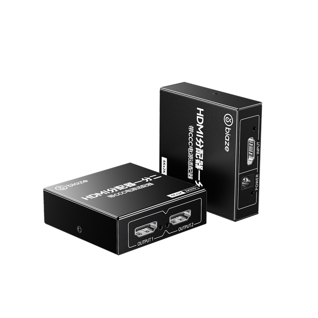 HDMI-разветвитель BIAZE, удлинитель с двумя входами и одним выходом, устройство для зеркального отображения экрана для видео 4K HD, совместим с ноутбуками, мониторами и проекторами. - изображение 4