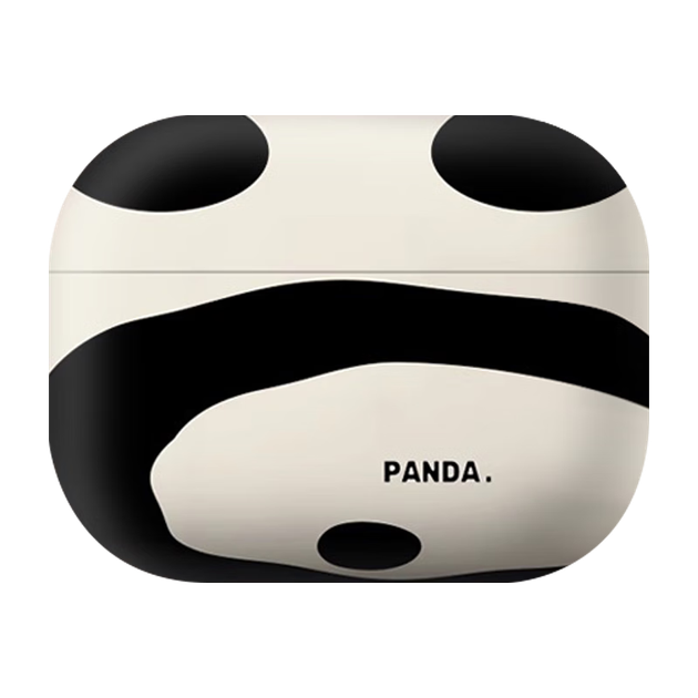 Чехол Yingkaida для Apple AirPods Pro 3 [Panda White] — защитный чехол для беспроводных Bluetooth-наушников, нескользящий, креативный, ударопрочный, прозрачный, мягкий, для хранения. - изображение 4