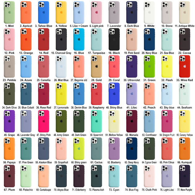 Чохол силіконовий Silicone Case Full Size для iPhone 16 Pro надійний із мікрофіброю всередині колір 73.Plum - зображення 9