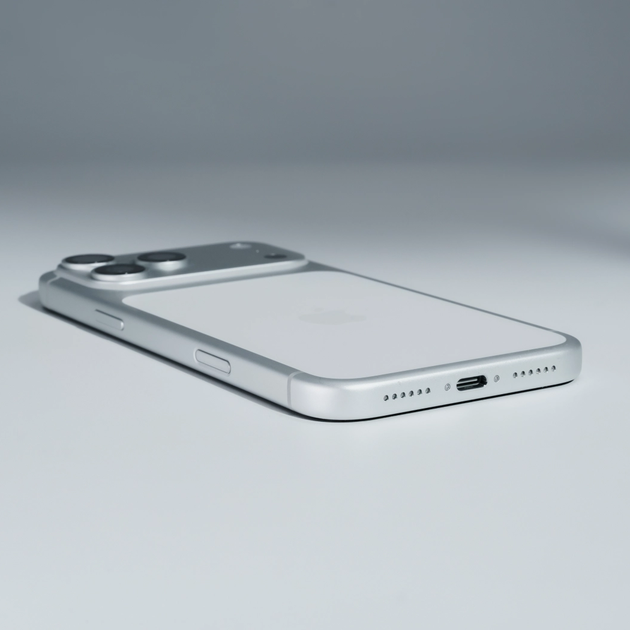 Муляж iPhone 17 Pro Max сріблястий із захистом камери та пачкою для демонстрації Silver - Фото 8 Муляж iPhone 17 Pro Max сріблястий із захистом камери та пачкою для демонстрації Silver - зображення 8