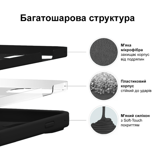 Чехол Liquid Silicone AA для Xiaomi Poco F6 Turbo 3 с микрофиброй внутри защитный серый MC-11863 - изображение 6