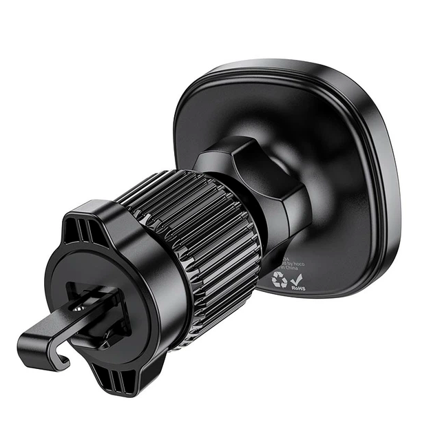 Автотримач Hoco H34 Magnetic Ring для смартфонів 4.5-7 дюймів магнітний із гаком чорний - зображення 5