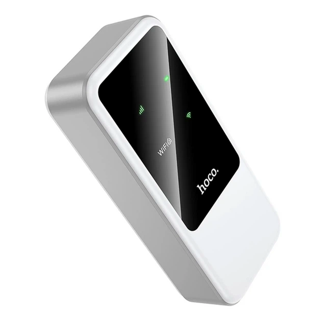 Модем Hoco HI42 Portable Mobile WiFi Transmitter 150 Мбс 2 антени ABS пластик білий - зображення 3