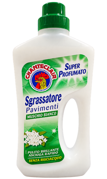 Средство для мытья всех типов полов Chanteclair Sgrassatore Pavimenti Muschio Bianco концентрированное с ароматом белого мускуса, 750 мл - изображение 2