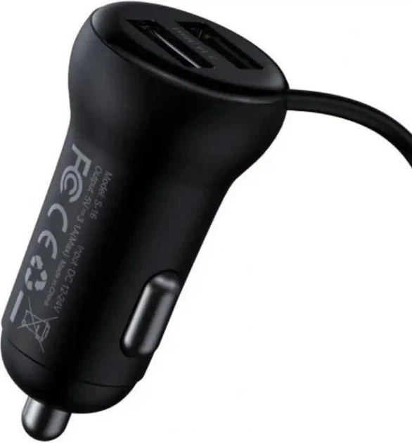 FM-трансмиттер Baseus S-16 Bluetooth MP3-плеер Т-образный Черный (CCMT000201) - изображение 4
