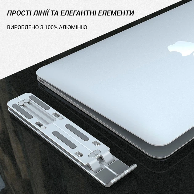 Автотримач OfficePro LS320G алюміній/силікон Регулювання висоти Сірий (LS320G) - зображення 3