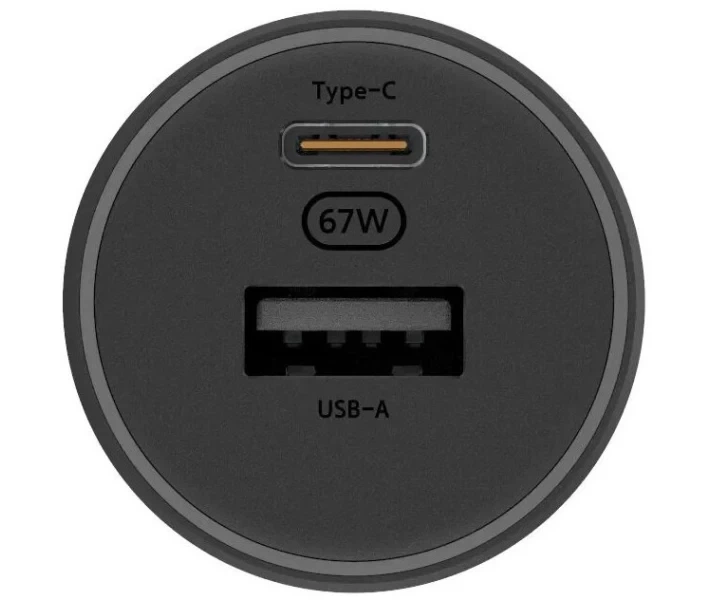 Зарядное устройство Xiaomi автомобильное 67 Вт USB + Type-C (BHR6814GL) - Фото 3 Зарядное устройство Xiaomi автомобильное 67 Вт USB + Type-C (BHR6814GL) - изображение 3