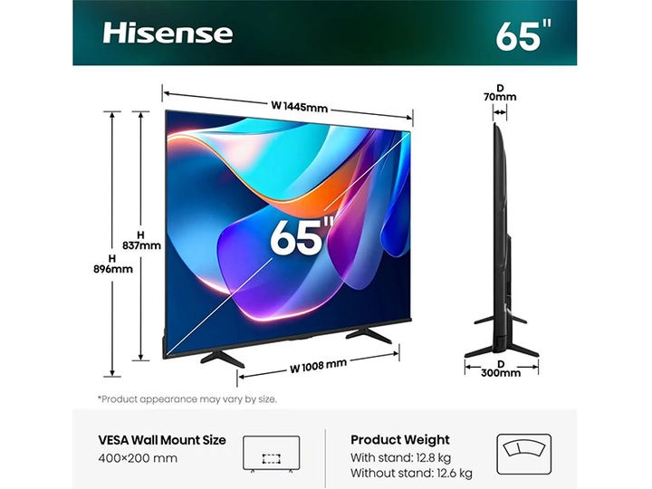 Телевизор HISENSE - 65A6S - изображение 2
