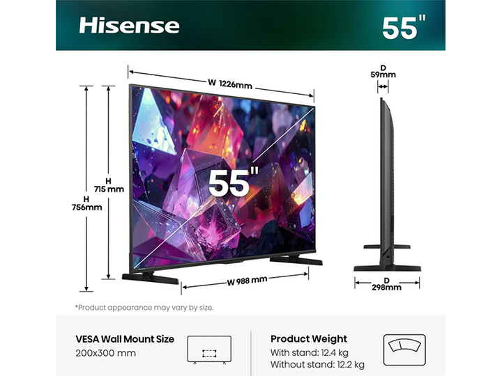 Телевизор HISENSE - 55E7S PRO - изображение 2