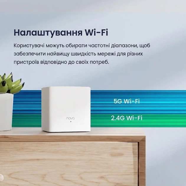 Mesh Wi-Fi система Tenda Nova MW3 AC1200 White (3 шт.) (102235306) - Уценка - Фото 4 Mesh Wi-Fi система Tenda Nova MW3 AC1200 White (3 шт.) (102235306) - Уценка - изображение 4