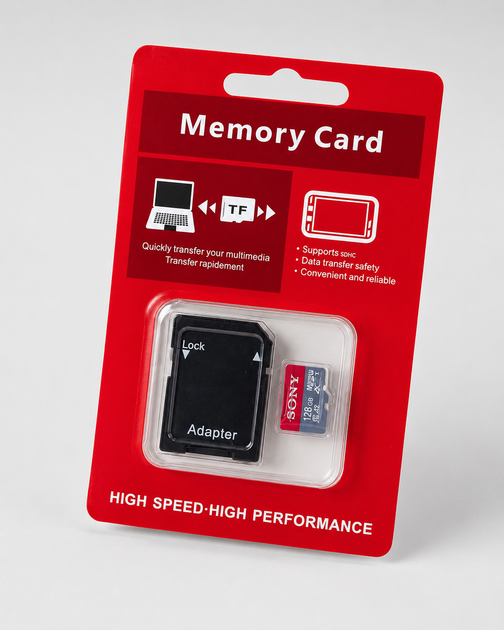 Карта памяти Sony 128GB microSDXC Class 10 с SD-адаптером - изображение 2