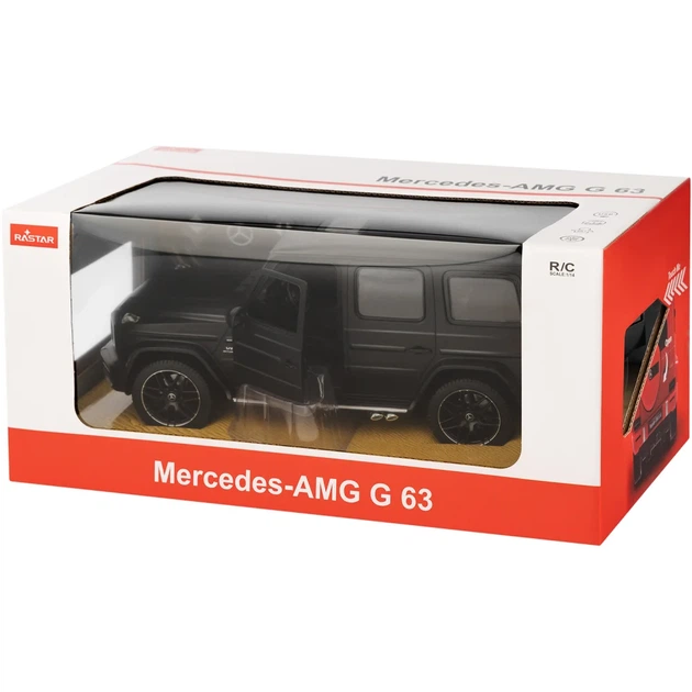 Машинка Rastar Mercedes-Benz G63 AMG на радиоуправлении. 1:14. Черный - Фото 8 Машинка Rastar Mercedes-Benz G63 AMG на радиоуправлении. 1:14. Черный - изображение 8