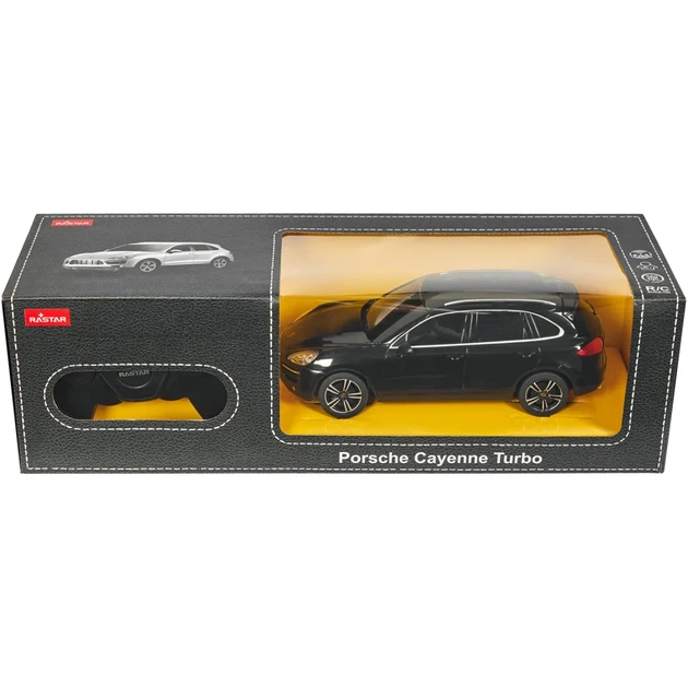 Машинка Rastar Porsche Cayenne Turbo 1:24 Черный - изображение 9