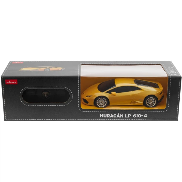 Машинка Rastar Lamborghini Huracan LP610-4 1:24 Желтый - изображение 9