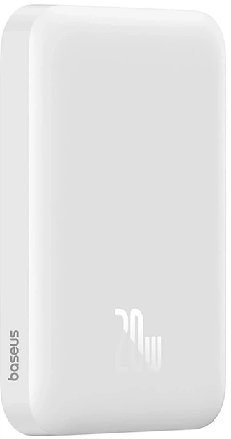 УМБ Baseus Magnetic Mini Air MagSafe 6000 mAh 20 W White (PPCXM06A) - Фото 4 УМБ Baseus Magnetic Mini Air MagSafe 6000 mAh 20 W White (PPCXM06A) - изображение 4