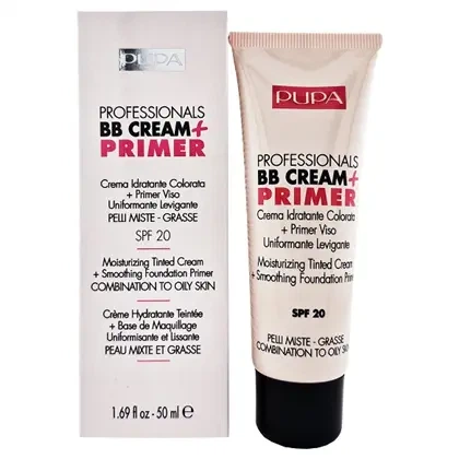 Тональный крем Pupa ВВ Cream + Primer Tone-Cream для комбинированной и жирной кожи 001 - Nude 50 мл - изображение 2