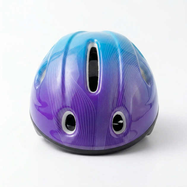Детский защитный шлем сиренево голубой SP-Sport MagicRide 8821 размер S (4-9 лет) Violet-Blue - Фото 4 Детский защитный шлем сиренево голубой SP-Sport MagicRide 8821 размер S (4-9 лет) Violet-Blue - изображение 4