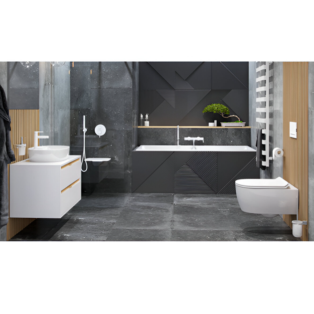 Раковина накладная Excellent Ronity CEAC.2901.500.WH 500x380 овальная, белая глянцевая - изображение 3