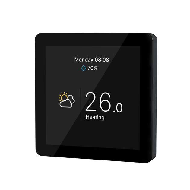 Комнатный сенсорный термостат с WiFi управлением Tervix Pro Line WiFi TouchScreen Thermostat (котел), черный (114350) - изображение 2