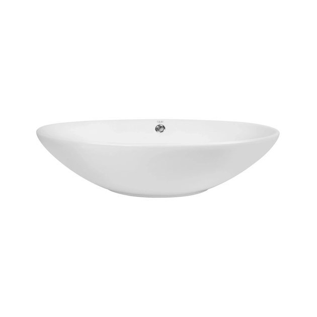 Раковина накладная Qtap Dove 630х415 овальная, белая (QT06113077WN47309) - изображение 2
