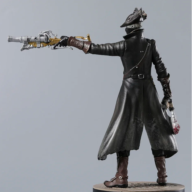 Коллекционная фигурка Охотник Хантер из игры BloodBorne Бладборн, статуэтка героя игры Bloodborne с подставкой, 23 см - Фото 8 Коллекционная фигурка Охотник Хантер из игры BloodBorne Бладборн, статуэтка героя игры Bloodborne с подставкой, 23 см - изображение 8