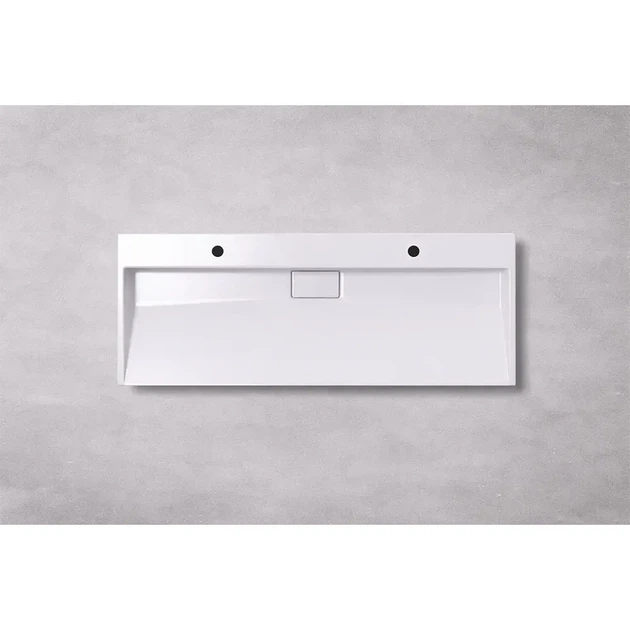 Умывальник подвесной VBI Este 1200x460 2/O прямоугольный, белый (VBI-019927) - изображение 3