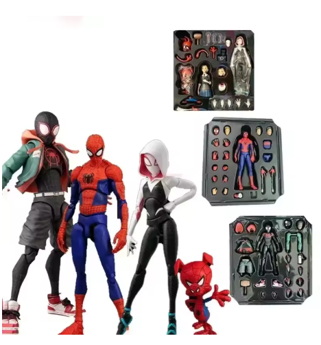 Колекційна фігурка Людина павук Spider-Man Peter B. Parker Павутина всесвітів зі змінними деталями (16 см) Marvel - Фото 3 Колекційна фігурка Людина павук Spider-Man Peter B. Parker Павутина всесвітів зі змінними деталями (16 см) Marvel - зображення 3