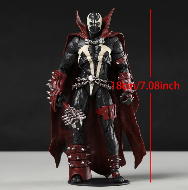Колекційна фігурка Spawn Mortal Kombat Series з булавою 18 см — Спаун Мортал Комбат Comics рухомаря168 figure антигероя з коміксів Макфарлейн - зображення 5