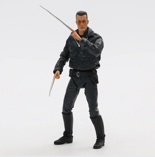Фигурка T-1000 (Motorcycle Cop) — Коллекционная фигурка из фильма Терминатор 2: Судный день — Collectible Action Figure Terminator 2 - изображение 7