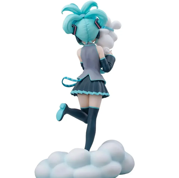 Коллекционная аниме фигурка статуэтка Hatsune Miku x Cinnamoroll с кроликом, collection figure anime Vocaloid 21см - изображение 5