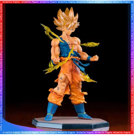 Коллекционная фигурка, статуэтка Сон Гоку аниме Драгон Болл (Son Goku Super Saiyan anime Dragon Ball) - изображение 3