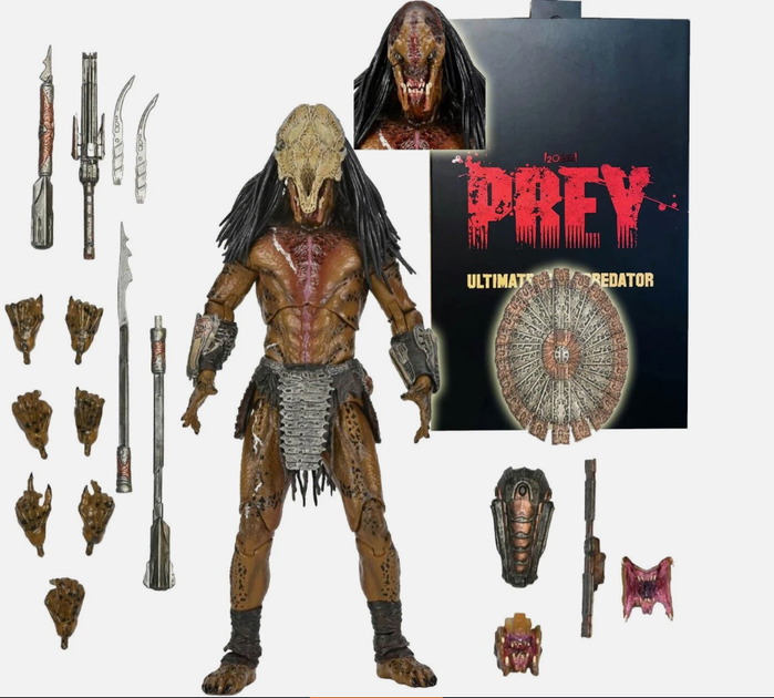 Коллекционная фигурка Prey: Ultimate Feral Predator (Хищник Дикий) — Action Figure 21 см - изображение 13