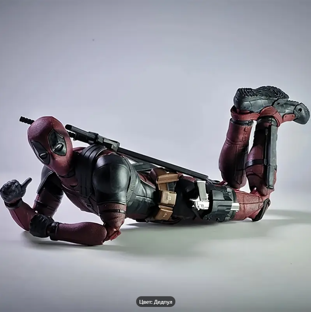 Рухлива фігурка Дедпул Deadpool Marvel 16см - зображення 7
