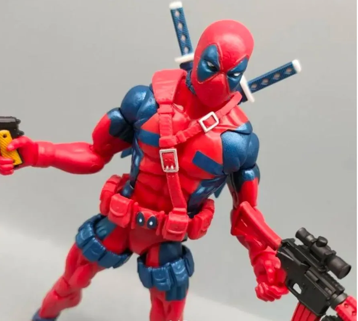 Колекційна фігурка Deadpool (Дедпул) Marvel The Uncanny X-Men 85 Years Legends Series 15 см з аксесуарами - зображення 8
