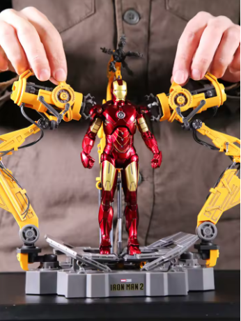 Коллекционная экшн-фигурка "Железный человек 2 с порталом". Статуэтка Marvel MK4 Iron Man Portal , 18см - Фото 5 Коллекционная экшн-фигурка "Железный человек 2 с порталом". Статуэтка Marvel MK4 Iron Man Portal , 18см - изображение 5