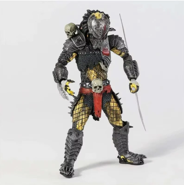 Колекційна екшн фігурка Ultimate Scarface Predator: Concrete Jungle Хижак 22см з набором аксесуарів action figures - зображення 5
