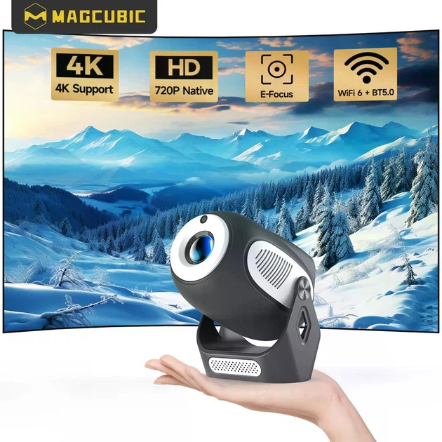 Проектор MAGCUBIC HY300X, 300ANSI, 4K/HD, black - изображение 8
