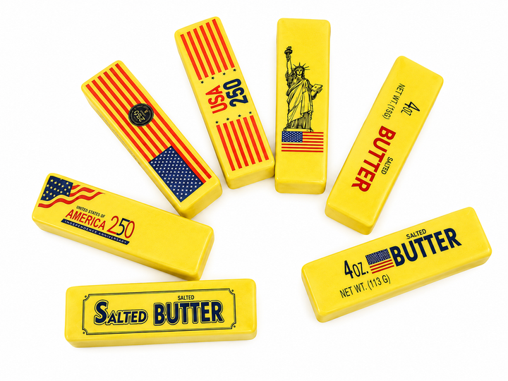 Антистрес-сквіш Butter Squishy "Вершкове масло", 13 см - зображення 2
