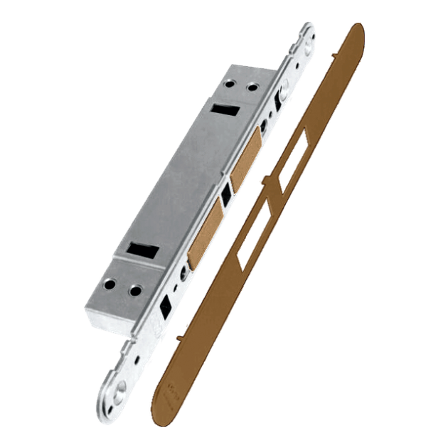 Замок врізний Touch Lock18*196мм, магнітний, бронза - изображение 2