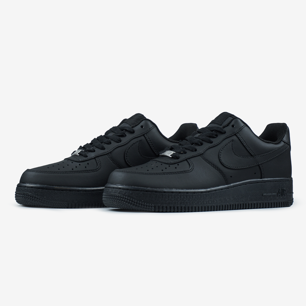Кросівки Nike Air Force 1 Low Black 40 - Фото 4 Кросівки Nike Air Force 1 Low Black 40 - зображення 4
