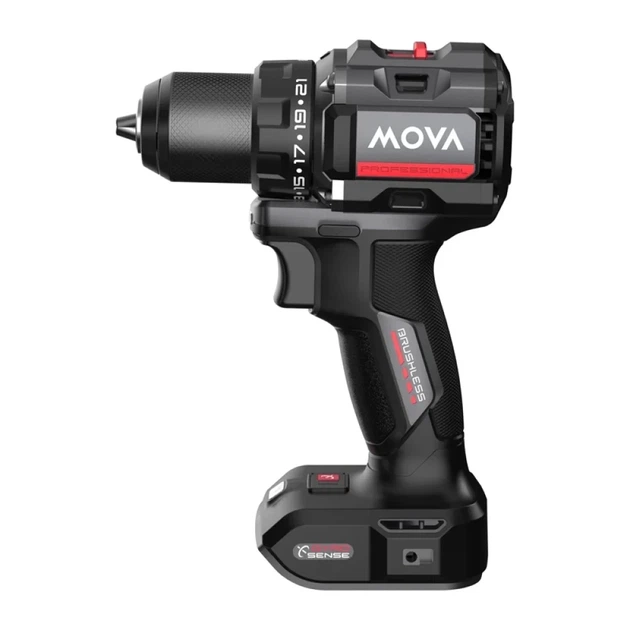 Дрель-шуруповерт бесщеточная MOVA PD80B 20V 80Nm (6978879340562) - Фото 2 Дрель-шуруповерт бесщеточная MOVA PD80B 20V 80Nm (6978879340562) - изображение 2