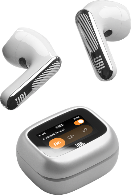 Навушники JBL Live Flex 4 Silver (JBLLIVEFLEX4SIL) - Фото 2 Навушники JBL Live Flex 4 Silver (JBLLIVEFLEX4SIL) - зображення 2