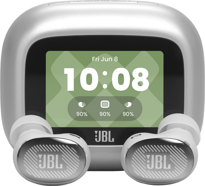 Навушники JBL Live Buds 4 Silver (JBLLIVEBUDS4SIL) - Фото 1 Навушники JBL Live Buds 4 Silver (JBLLIVEBUDS4SIL) - зображення 1