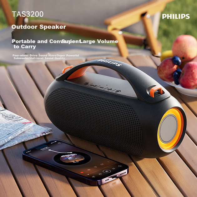 Портативная колонка PHILIPS TAS3200 RGB Black - изображение 2