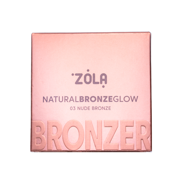 Бронзер ZOLA Natural Bronze Glow 03 Нюдова бронза Nude Bronze - зображення 3