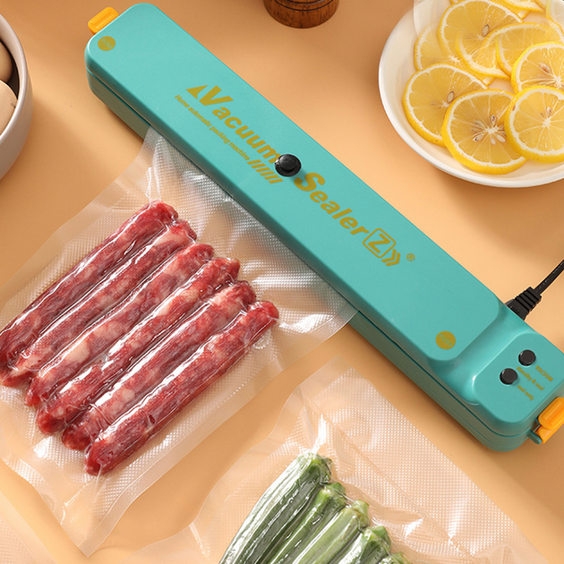 Вакуумный упаковщик для еды Vacuum Sealer MA-28, Зеленый - изображение 2