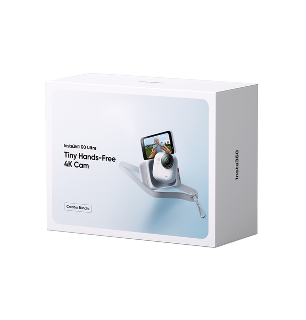 Екшн-камера Insta360 GO Ultra Creator Bundle (Arctic White) - Фото 2 Екшн-камера Insta360 GO Ultra Creator Bundle (Arctic White) - изображение 2