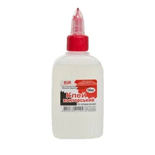Клей конторський, полімерний, 100 мл, із супер ковпачком, КіП (GLUEKIPKONT100ML) - Фото 1 Клей конторський, полімерний, 100 мл, із супер ковпачком, КіП (GLUEKIPKONT100ML) - зображення 1