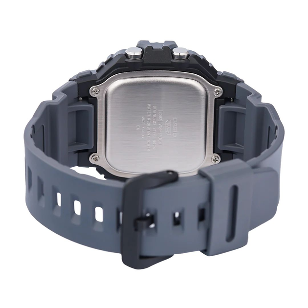 Электронные часы Casio WS-1700H-8A серые 100 м - изображение 5