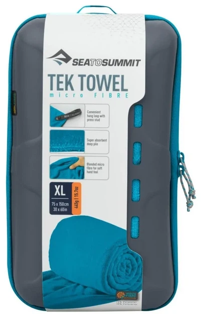 Рушник із мікрофібри Tek Towel, Baltic від Sea to Summit (M: 100x50см) - изображение 6